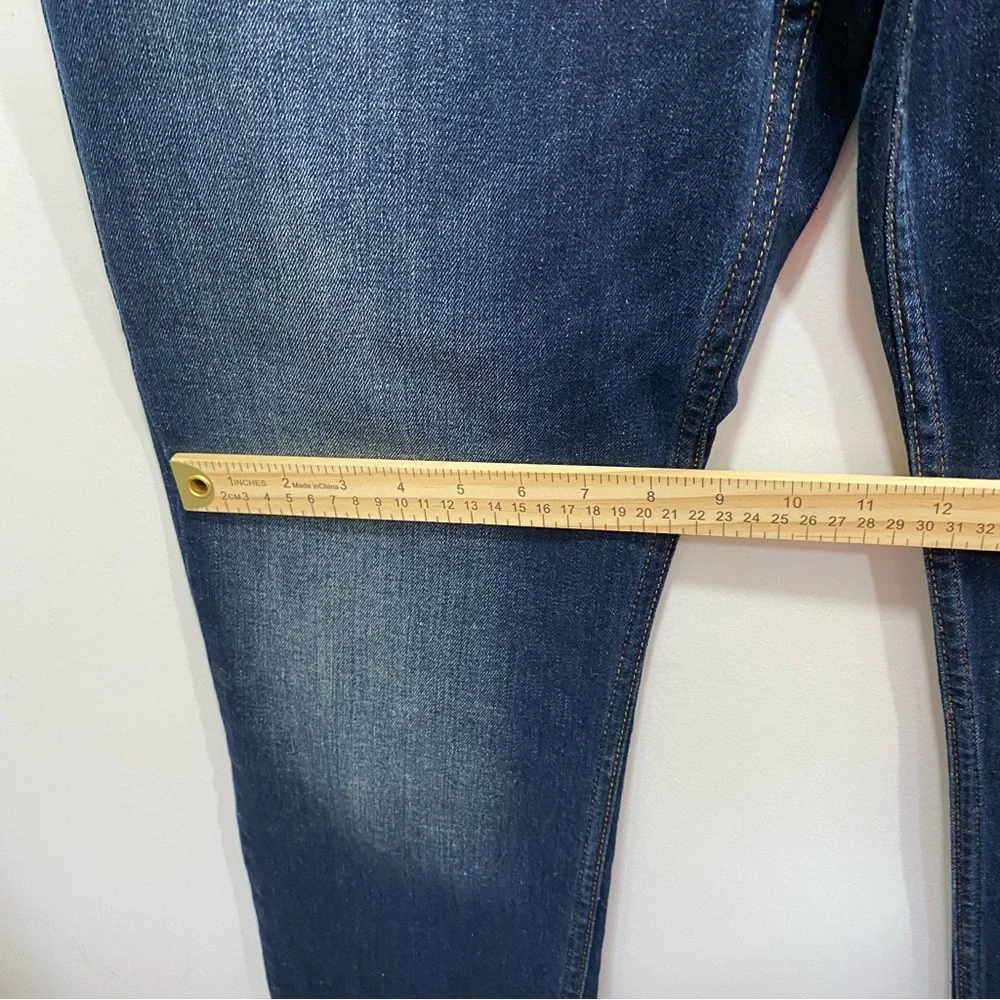 Levis 511 Denim Jeans Mens 36X32‎ Blue Dark Wash Relaxed Straight Leg Comfort